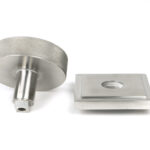 satin marine ss (316) brompton centre door knob (square)