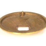 polished brass beehive centre door knob