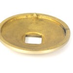 satin brass beehive centre door knob
