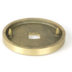 satin brass brompton centre door knob (plain)