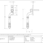 matt black reeded espag lh