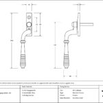 pewter reeded espag lh