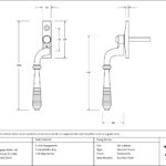 polished marine ss (316) reeded espag lh