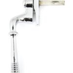 polished chrome reeded espag rh