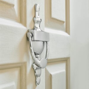 georgian adam door knocker (large) polished chrome