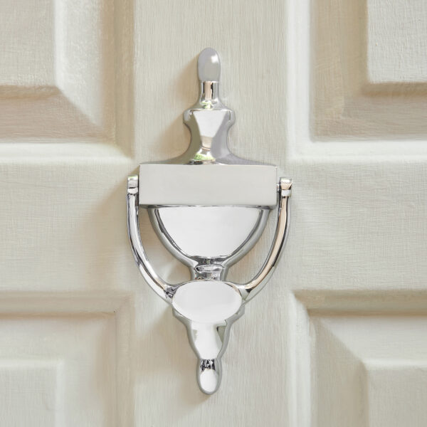 georgian adam door knocker (large) polished chrome