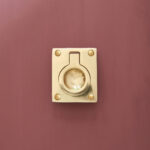 flush ring pull polished nickel