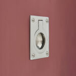 flush ring pull polished nickel