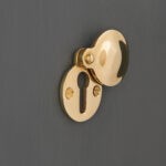 covered escutcheon polished brass