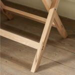 beech wood folding luggage rack