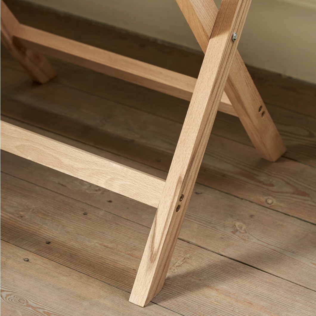 beech wood folding luggage rack