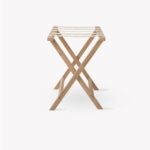 beech wood folding luggage rack