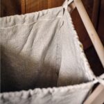 beech wood folding laundry basket