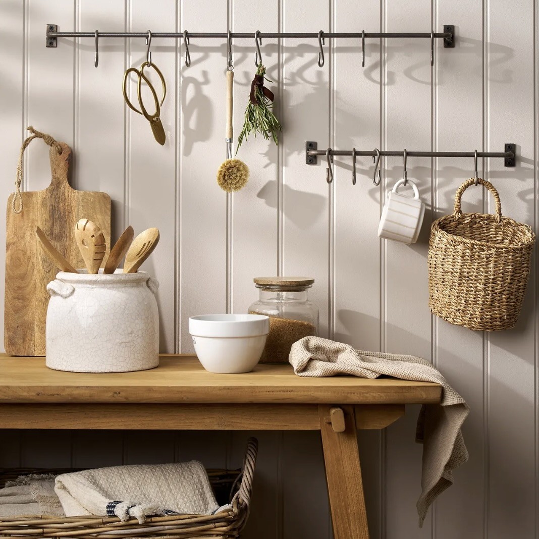 metal s hook rail small