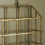 antique brass wall letter holder