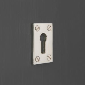 oblong escutcheon polished nickel