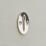 open escutcheon polished nickel