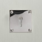 square escutcheon polished nickel