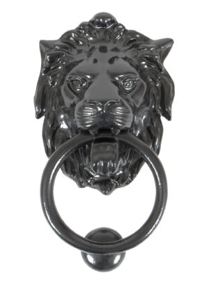 black lion head door knocker