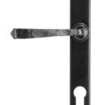 black avon slimline lever espag. lock set