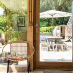 pewter avon slimline lever espag. lock set