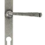 pewter avon slimline lever espag. lock set