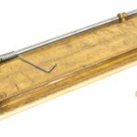 polished brass large letter plate