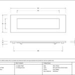 polished brass large letter plate