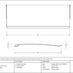 polished brass large letter plate cover