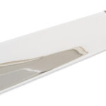 polished chrome large letter plate cover