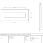 pewter small letter plate