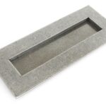 pewter small letter plate