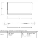 pewter small letter plate cover