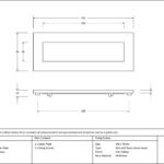 polished brass small letter plate