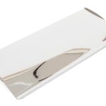 polished chrome small letter plate cover