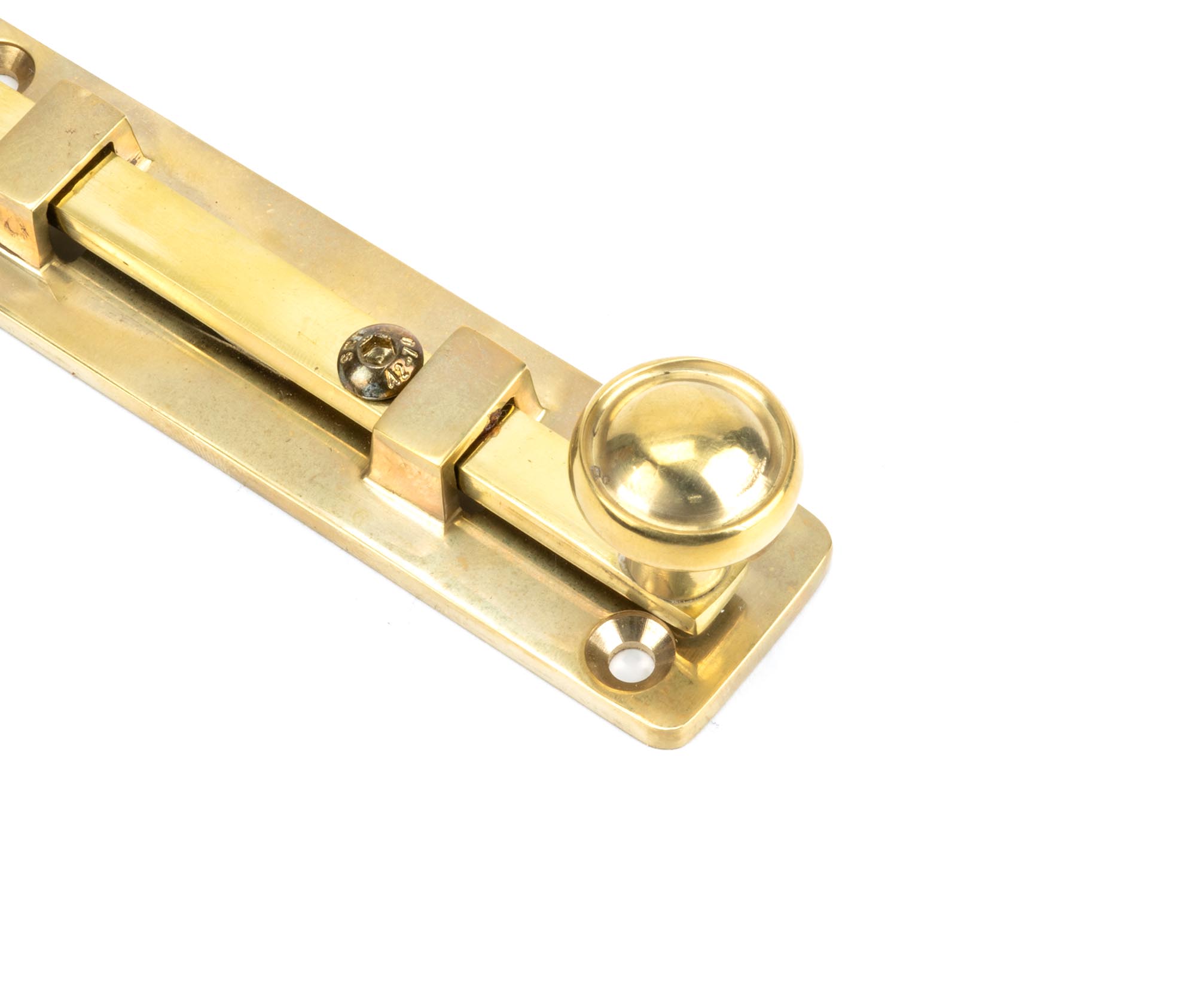polished brass 4" universal bolt