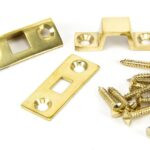 polished brass 4" universal bolt