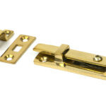 polished brass 4" universal bolt