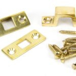 polished brass 6" universal bolt