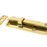 polished brass 6" universal bolt