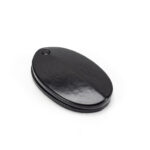 black oval escutcheon & cover