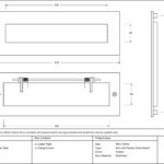 pewter large letter plate