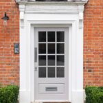 pewter large letter plate