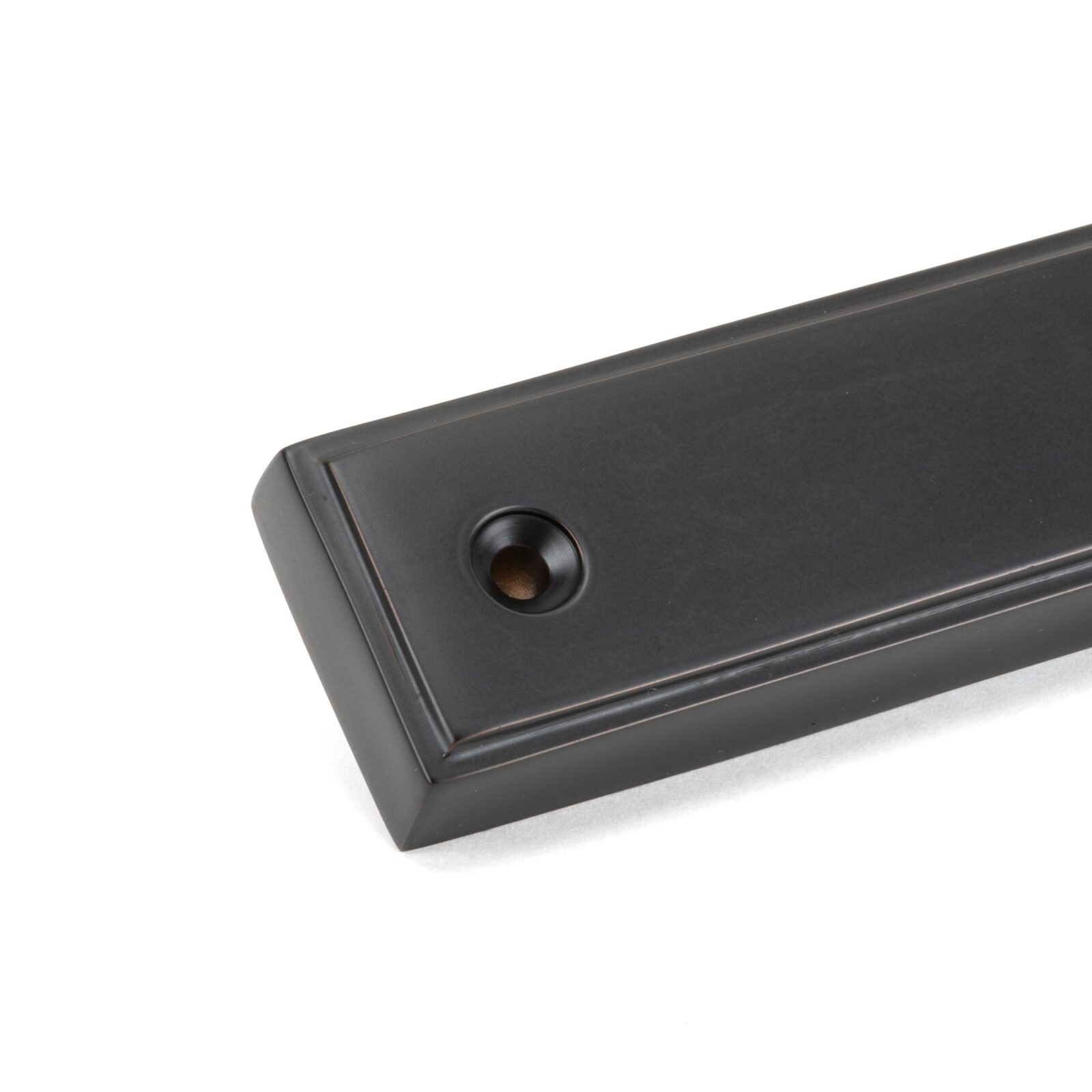 aged bronze newbury slimline lever latch set