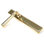aged brass newbury slimline lever latch set