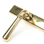 aged brass newbury slimline lever latch set