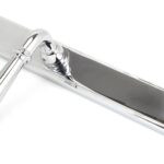 polished chrome newbury slimline lever latch set