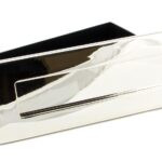 polished nickel traditional letterbox