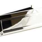 polished nickel traditional letterbox