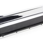 polished chrome traditional letterbox